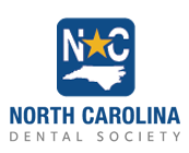 blue logo with state of north carolina symbol and yellow star