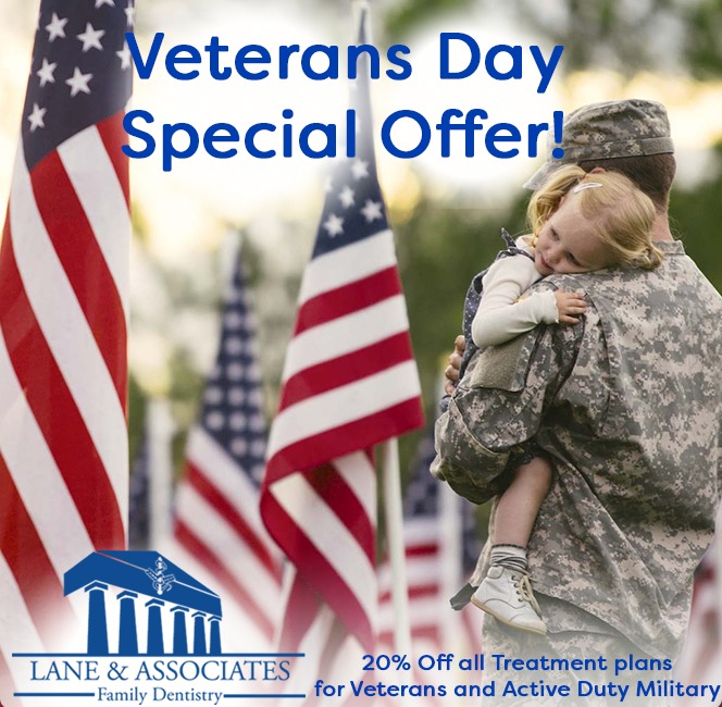 Veteran's Day special at Lane and Associates