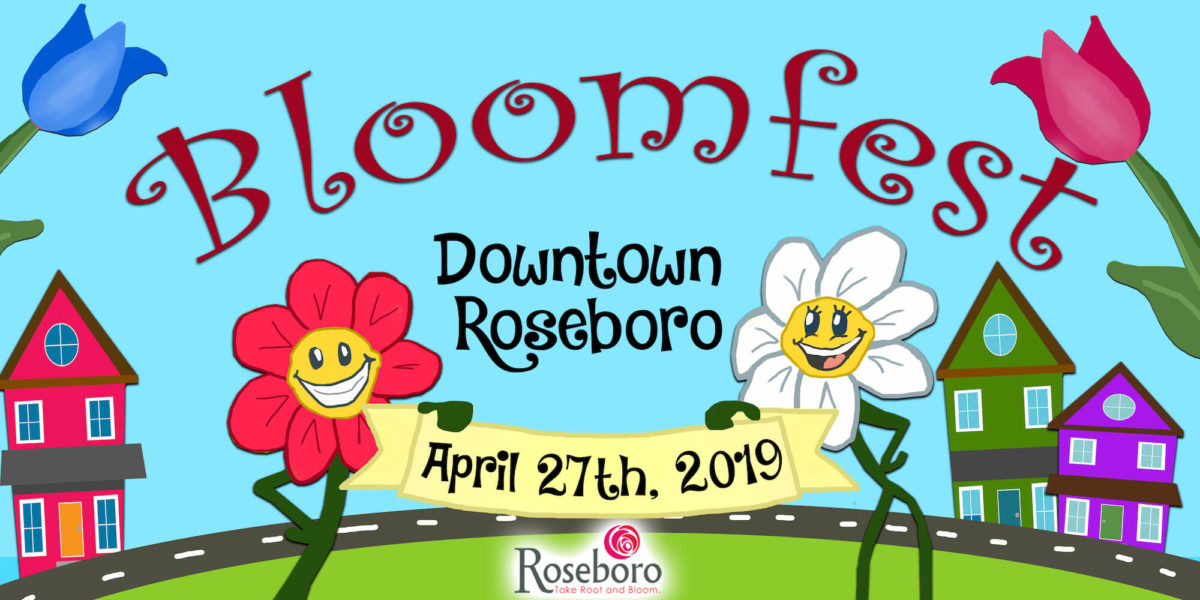 Out and About Roseboro Bloom Fest & Strawberry Festival Lane