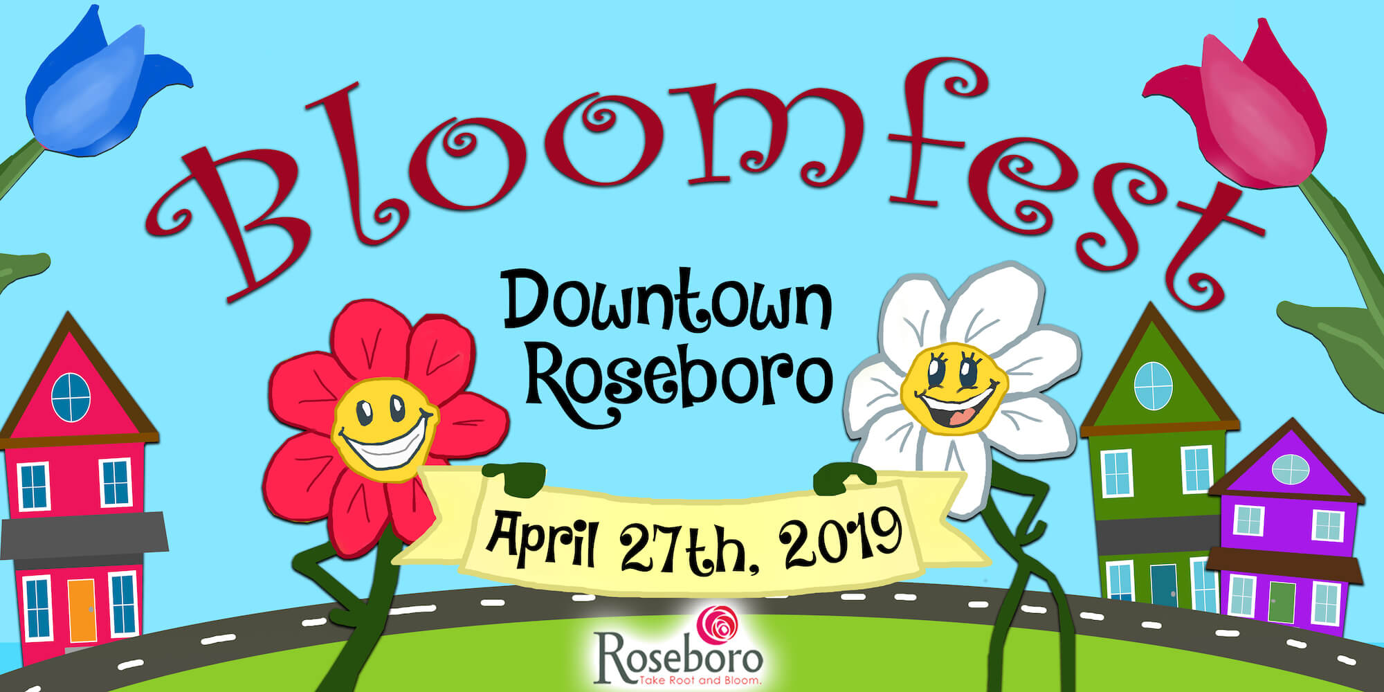 Out and About Roseboro Bloom Fest & Strawberry Festival Lane