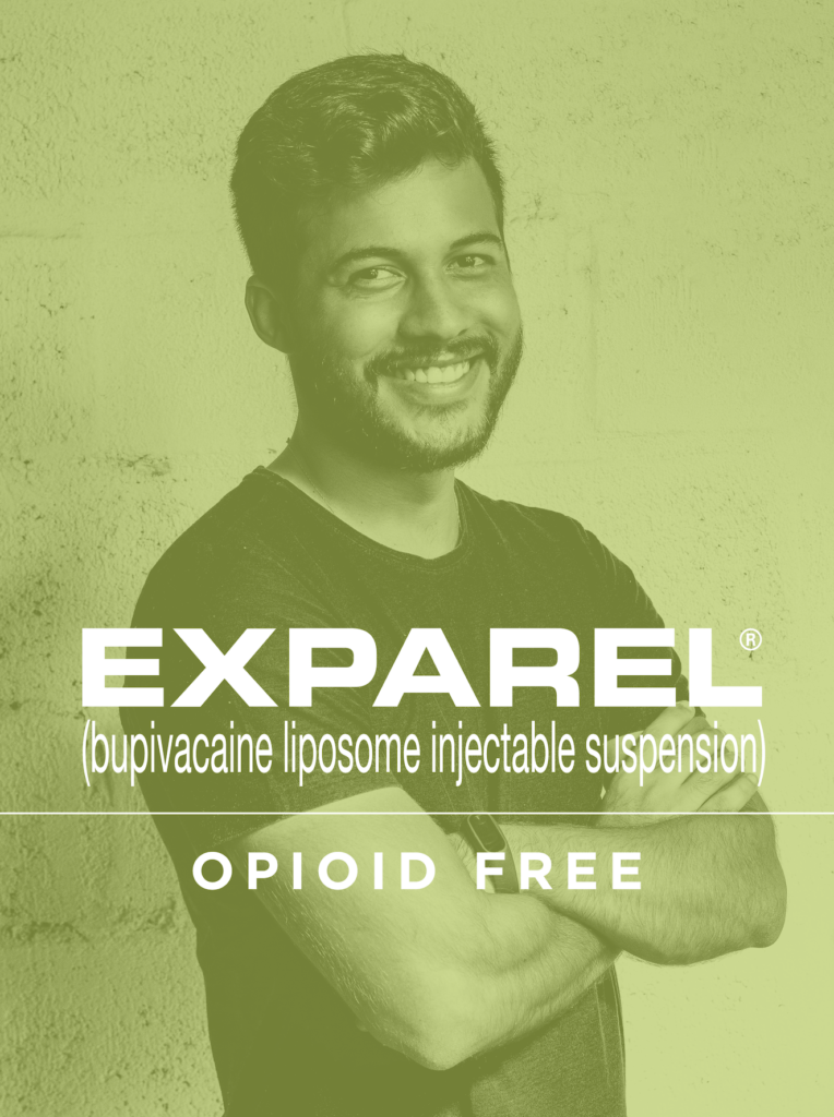 Exparel patient smiling