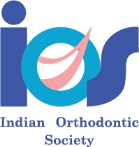 IOS Indian Orthodontic Society logo blue and purple