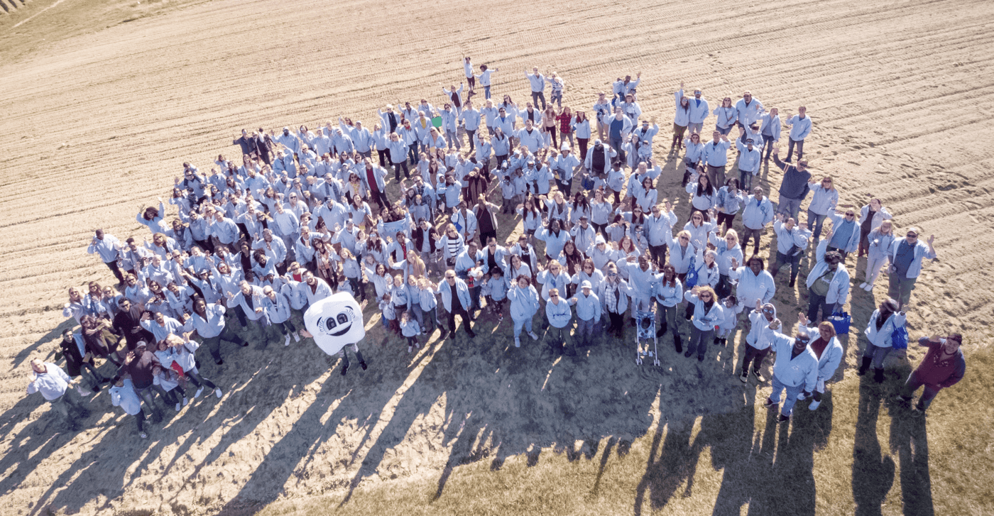 Family Day Drone photo at Phillips Farms