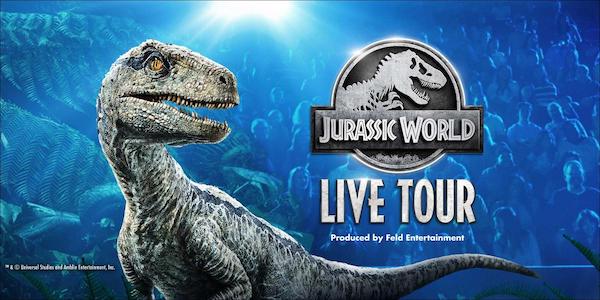 jurassic world alive tour