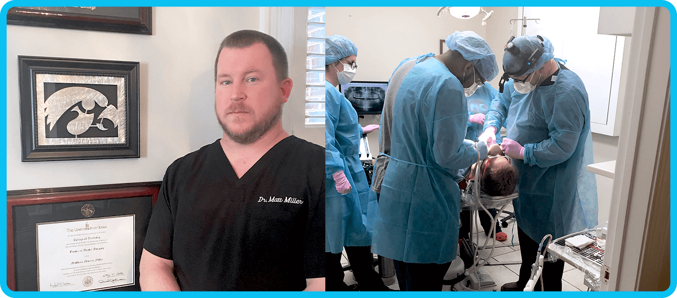 Dr. Matt Miller in PPE during COVID-19