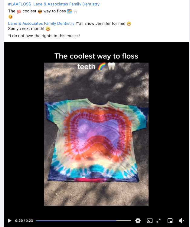 Tie-Dye T-Shirt made with Floss