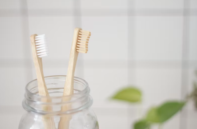 How long should a toothbrush last? These are two fresh toothbrushes.