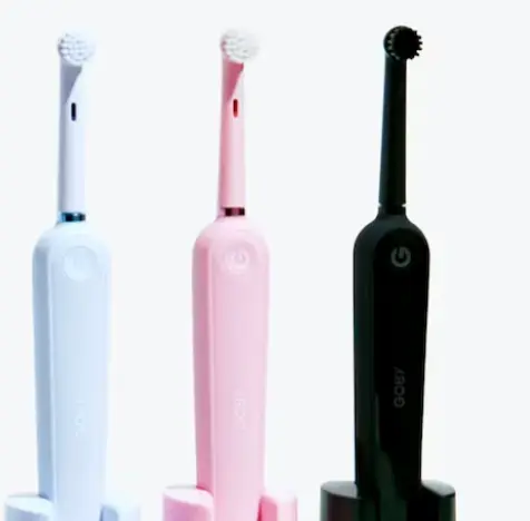 Three electric toothbrushes
